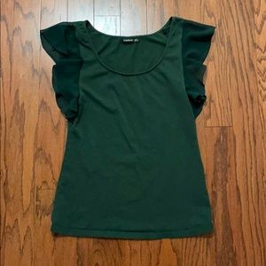 PattyBoutik tank with ruffles